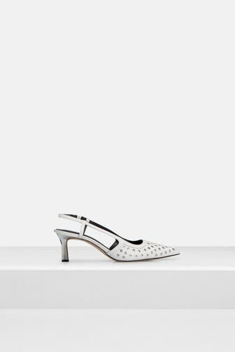 MICHAEL MICHAEL KORS Sling-Pumps 'Alora' weiß