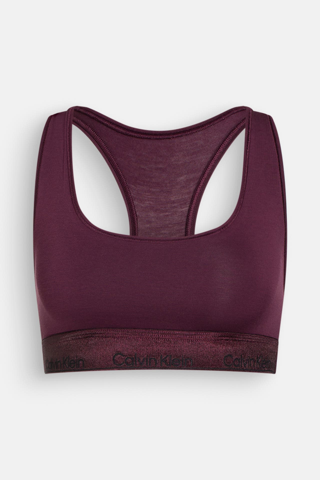 CALVIN KLEIN Bustier aubergine, Bild 1