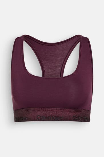 CALVIN KLEIN Bustier aubergine