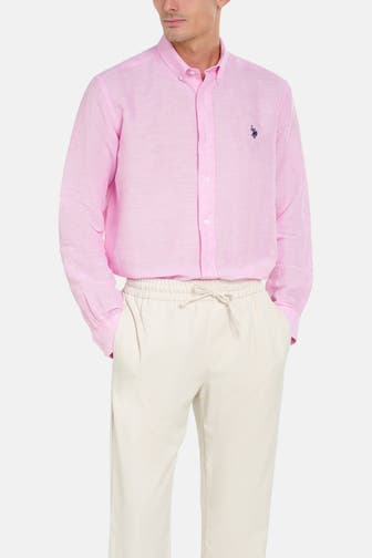 U.S. POLO ASSN. Leinen-Hemd Regular Fit