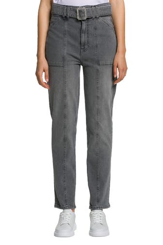 GUESS Mom-Jeans grau