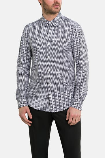 BOSS Casual-Hemd gemustert Slim Fit