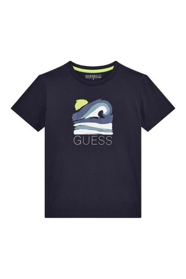 GUESS T-Shirt schwarzblau