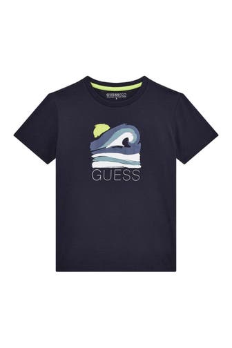 GUESS T-Shirt schwarzblau