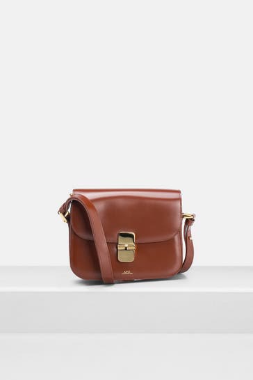 A.P.C. Umhängetasche 'Grace' cognac
