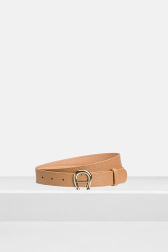 AIGNER Ledergürtel camel