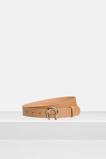 AIGNER - Ledergürtel camel