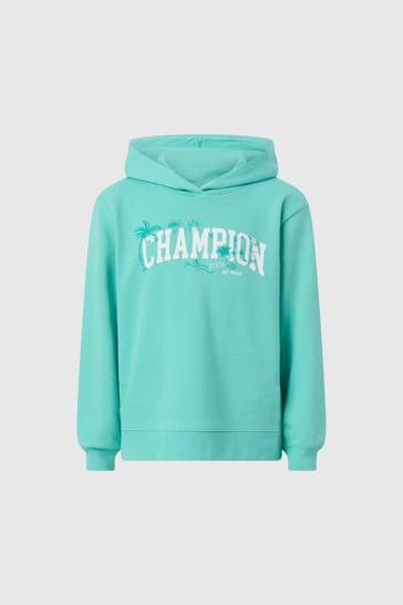 CHAMPION Hoodie türkis