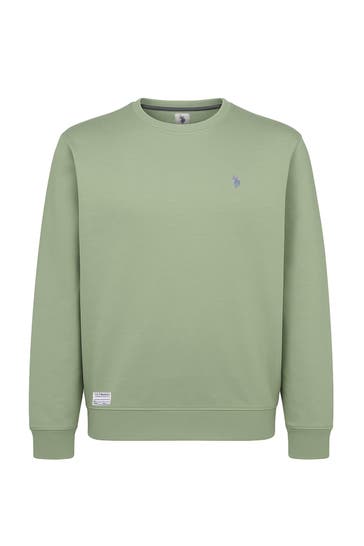 U.S. POLO ASSN. Sweatshirt schilfgrün