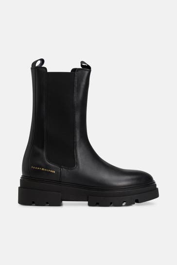 TOMMY HILFIGER Chelsea-Boots 'Laurie' schwarz