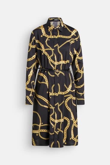 VERSACE - Blusenkleid gemustert