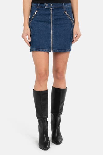 HUGO Jeansrock 'Gavade' blau