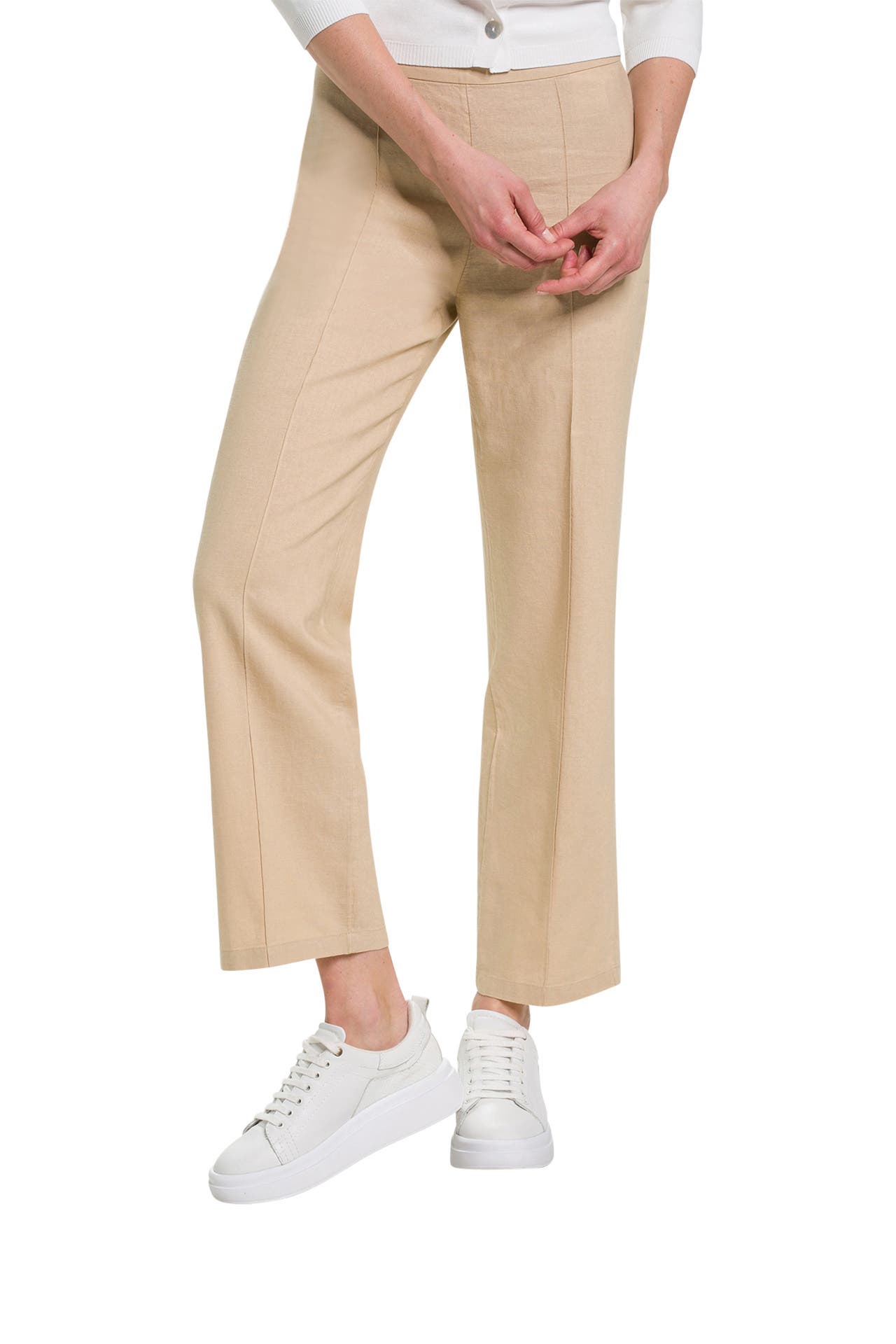 COMMA, Stoffhose beige, Bild 1