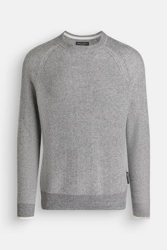 MARC O'POLO Strickpullover grau
