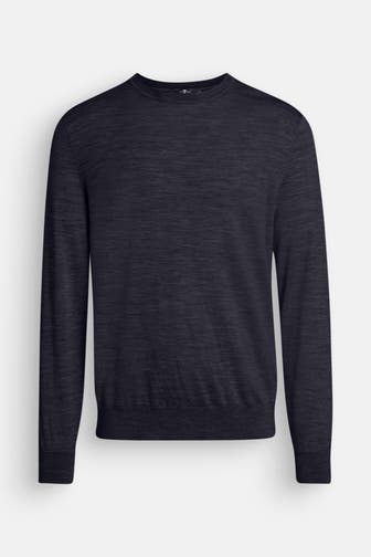7 FOR ALL MANKIND Wollmixpullover schwarzblau
