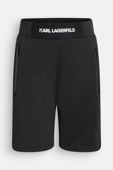 KARL LAGERFELD Shorts schwarz