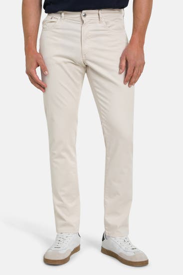 HACKETT - Stoffhose 'Sateen' ecru