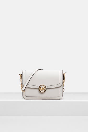 MICHAEL MICHAEL KORS Umhängetasche 'Leida' weiß