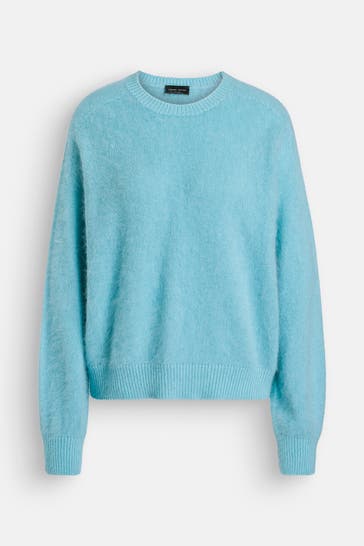 ROBERTO COLLINA Angoramix-Strickpullover hellblau