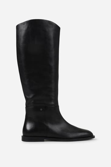 BRONX Lederstiefel 'Kels-ie' schwarz