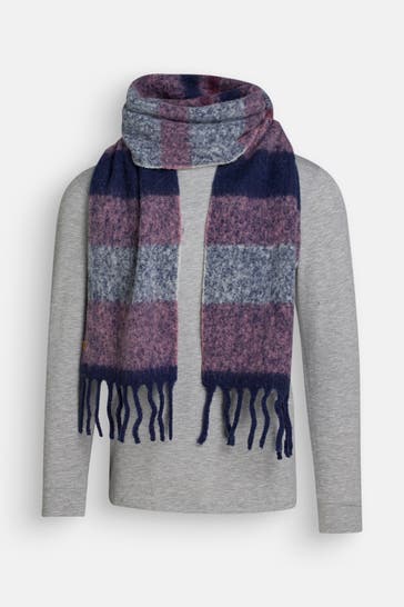 TIMBERLAND Wollmix-Schal gestreift