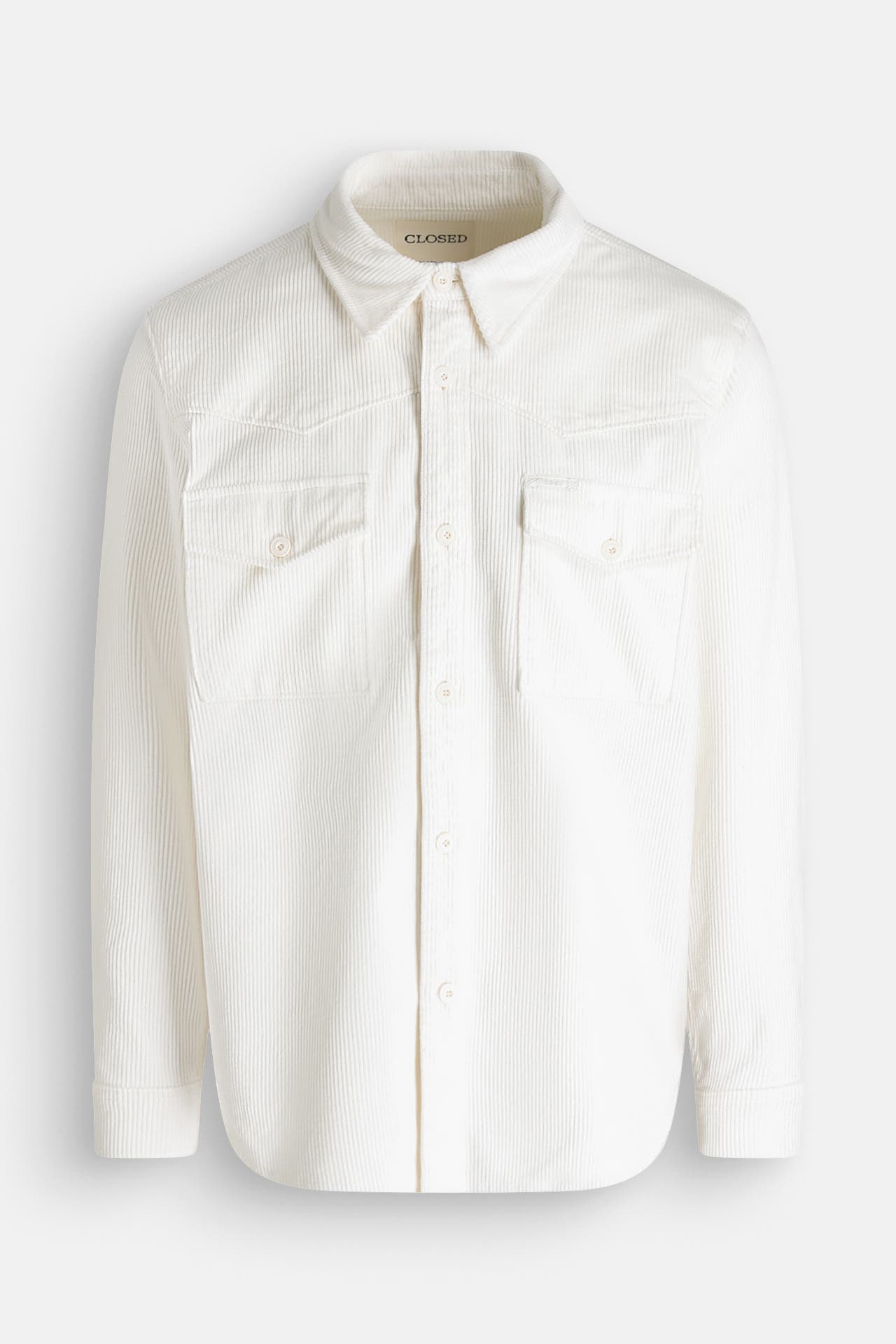 CLOSED Cord-Overshirt weiß, Bild 1