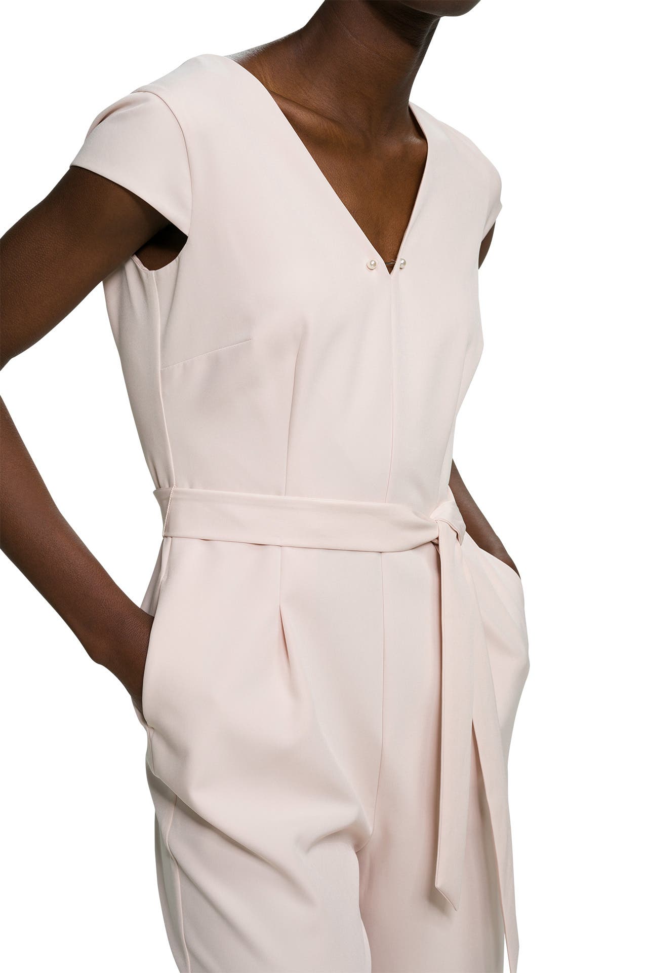 COMMA Jumpsuit creme gunstig online kaufen Outletcity