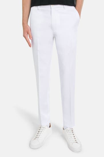 DRYKORN Stoffhose 'Ajend' weiß