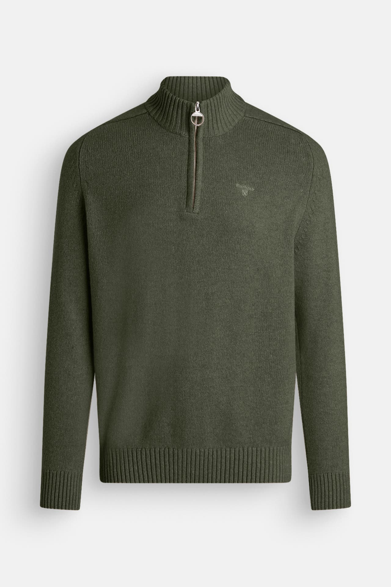 BARBOUR Strick-Troyer moosgrün, Bild 1