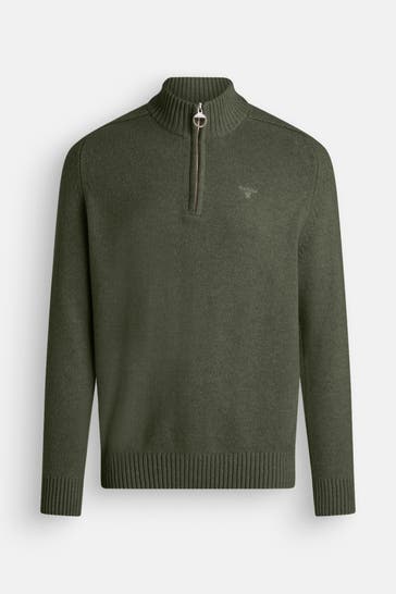 BARBOUR Strick-Troyer moosgrün