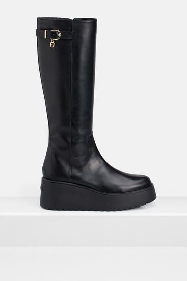 AIGNER - Plateau-Stiefel 'Stella 23' schwarz