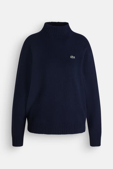LACOSTE Cashmerepullover dunkelblau