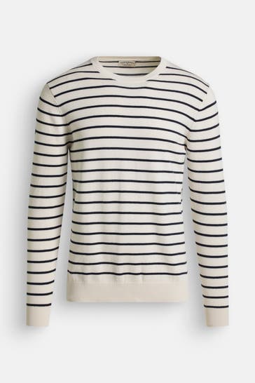 SUPERDRY Strickpullover gestreift