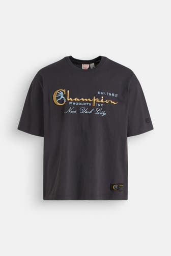 CHAMPION T-Shirt schwarz