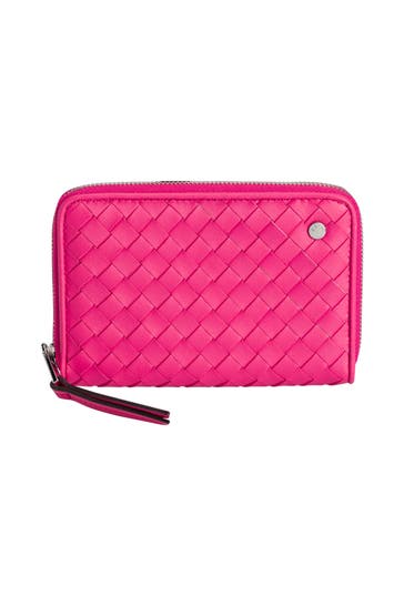 ABRO Ledergeldbörse pink