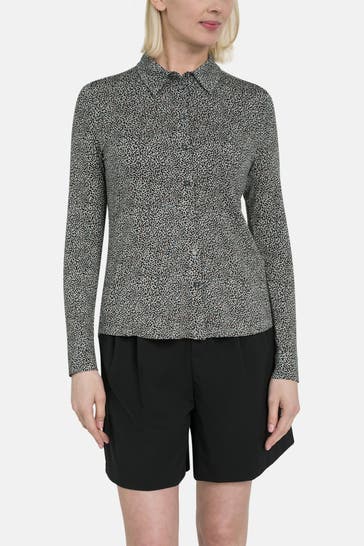 MARC O'POLO Hemdbluse gemustert