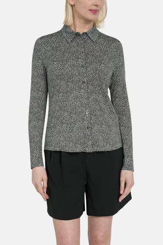 MARC O'POLO Hemdbluse gemustert