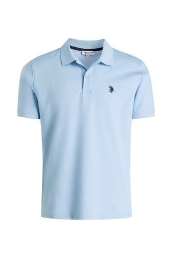U.S. POLO ASSN. Polo-Shirt hellblau