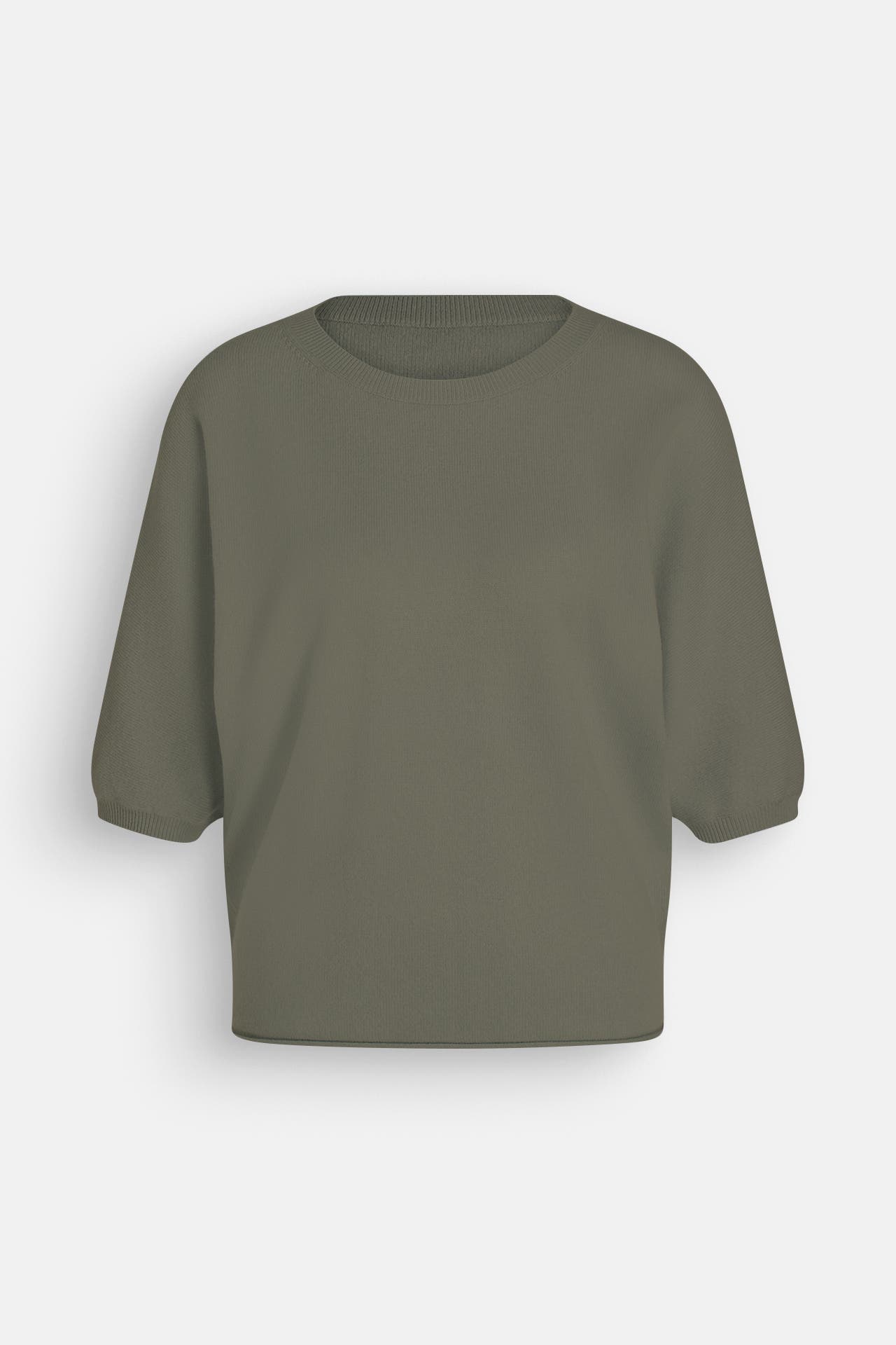 LUISA CERANO Strickshirt graugrün, Bild 1