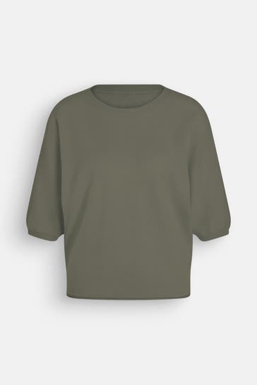 LUISA CERANO Strickshirt graugrün