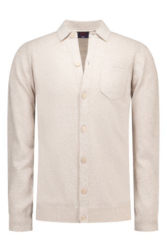 NEW ZEALAND AUCKLAND Strickjacke beige meliert