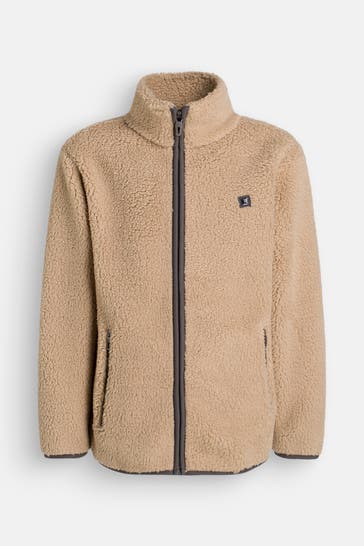MAYORAL Fleecejacke hellbraun