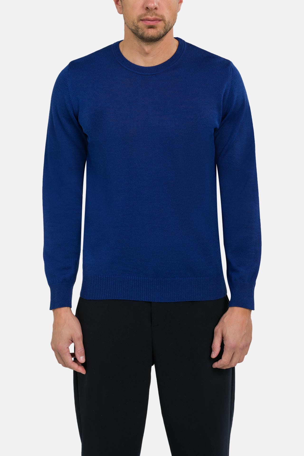MAERZ MUENCHEN Wollpullover königsblau, Bild 1