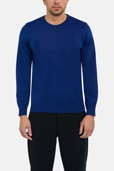 MAERZ MUENCHEN Wollpullover königsblau