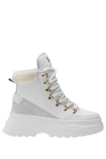 BOGNER Winterstiefel 'Banff' weiß