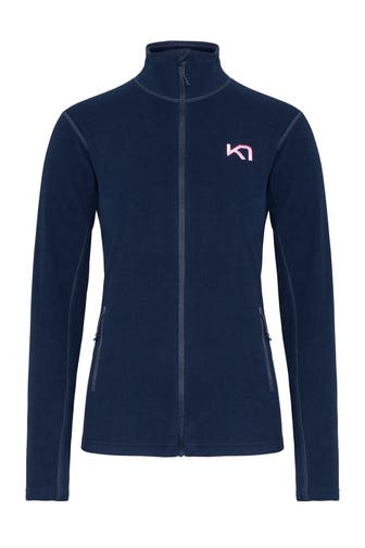 KARI TRAA Fleecejacke 'Thalena' dunkelblau