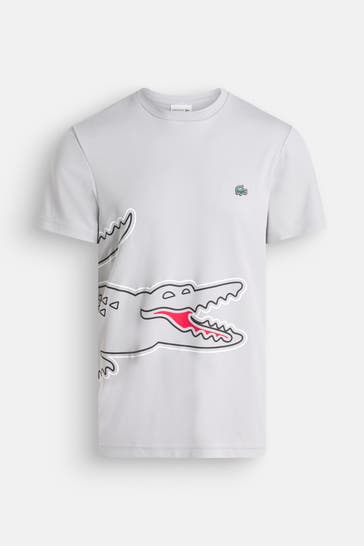 LACOSTE T-Shirt grau