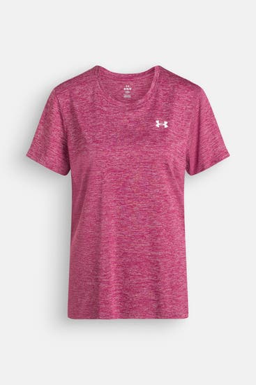 UNDER ARMOUR - Funktionsshirt beere meliert
