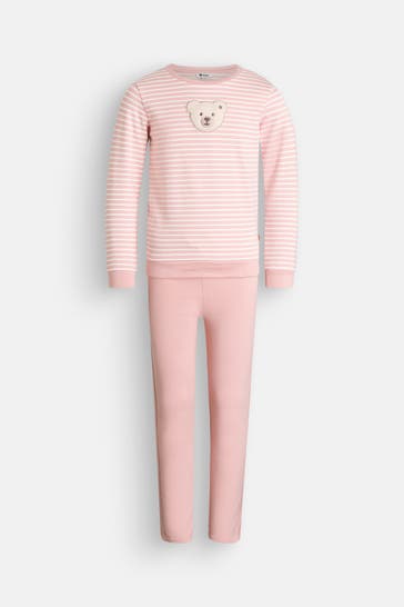 STEIFF Set: Sweatshirt und Sweatpants rosa