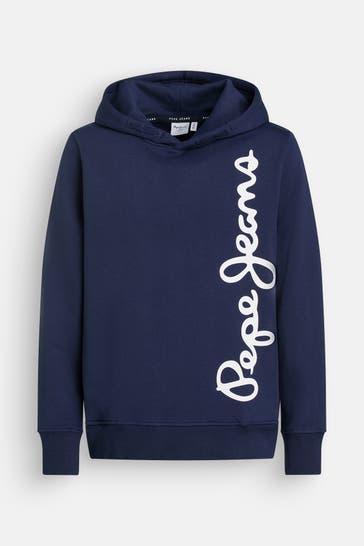 PEPE JEANS Hoodie 'Waldo' navy